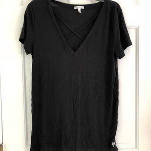 PINK Super Soft Cross Front Tee